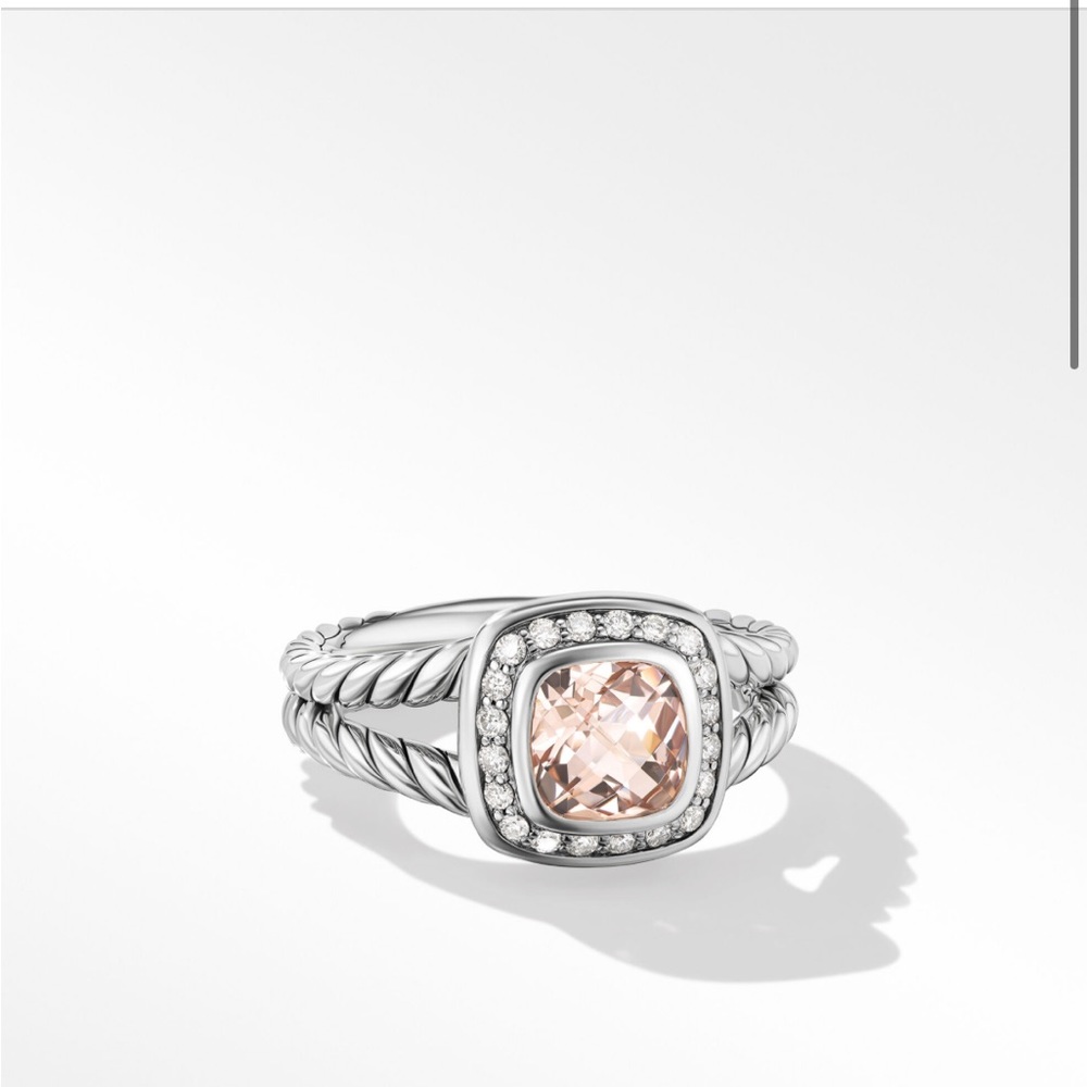 David Yurman 5.5 petite Albion ring pink